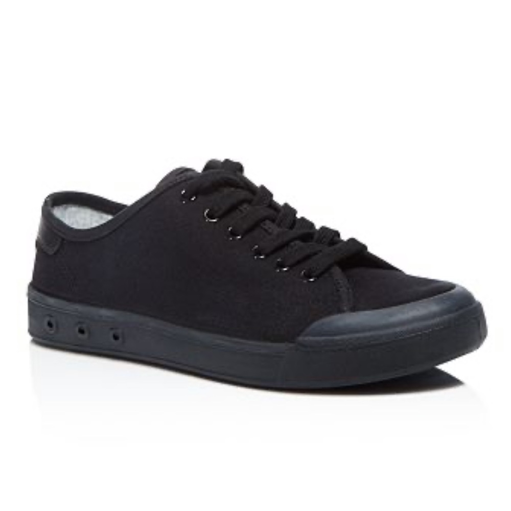 Rag & Bone Standard Issue Black Canvas Sneaker
